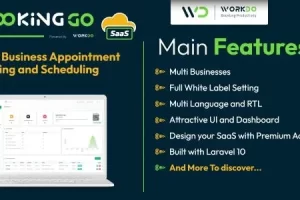 BookingGo SaaS v4.4 Multi Business Appointment Booking and Scheduling [Activated]