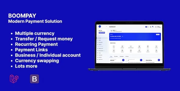 Boompay (v4.0.2) modern payment gateway script