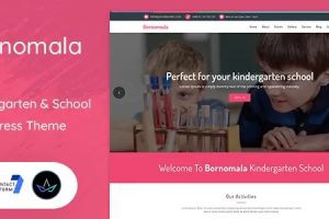 Bornomala v1.8 Kindergarten & School WordPress Theme
