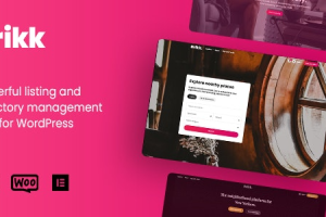 Brikk (v2.5.1) Directory & Listing WordPress Theme (Activated)
