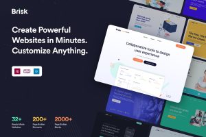 Brisk (v6.0.4) Multi-Purpose Elementor WordPress Theme