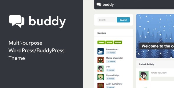 Buddy Theme (v2.23) Simple WordPress & BuddyPress Theme