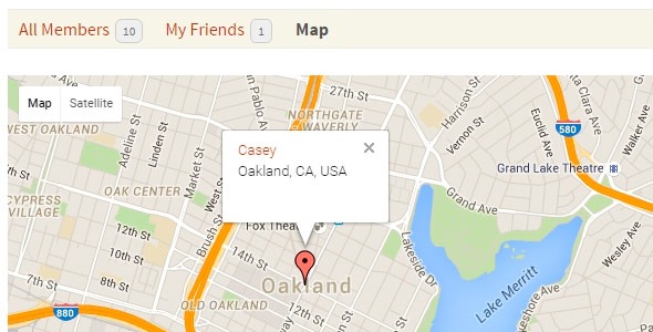 BuddyPress Maps for Members v6.9