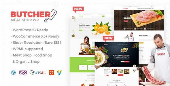 Butcher v2.36 Meat, Organic Shop Woocommerce WordPress Theme