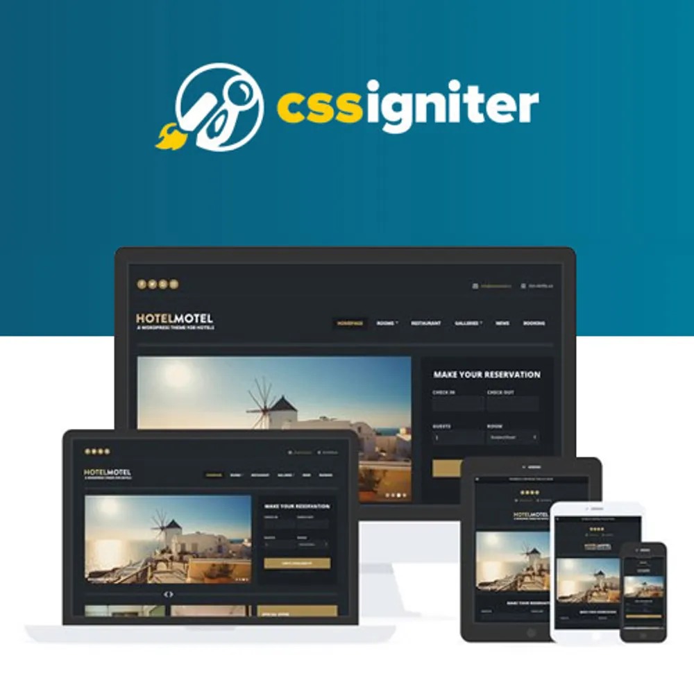 CSSIgniter HotelMotel v1.9.2 WordPress Theme