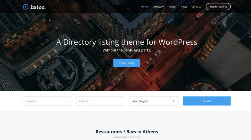 CSSIgniter Listee WordPress Theme v1.1.0