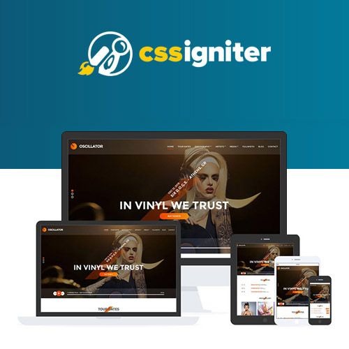 CSSIgniter Oscillator Music WordPress Theme v1.5.2