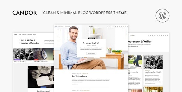 Candor v1.1.5 Responsive WordPress Blog Theme