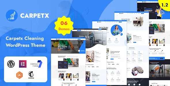 Carpetx v1.6 Cleaning Services WordPress Theme