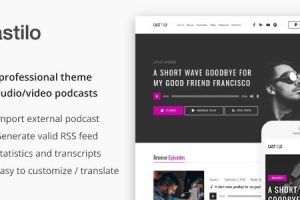 Castilo (v1.8.4) Audio Podcast WordPress Theme