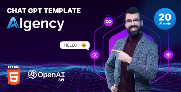 AI Chat GPT OpenAI – AIgency (1 February 2024) SAAS and HTML 5 version