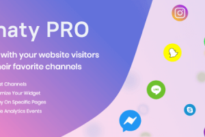 Chaty Pro (v3.3.3) Floating Chat Widget, Contact Icons, Messages, Telegram, Email, SMS, Call Button (Activated)