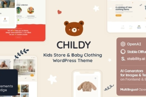 Childy (v1.1.0) Kids Store & Baby Clothing WordPress Theme