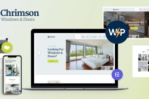 Chrimson (v2.2.0) Windows & Doors Services Store WordPress Theme + Elementor