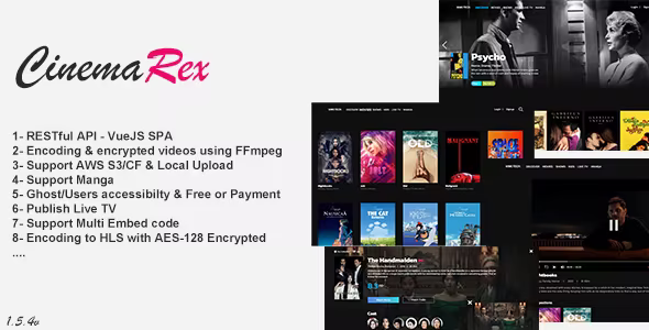 CinemaRex (31 October 2022) Online Movie Theater Script