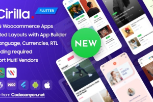 Cirilla (v4.1.3) Multipurpose Flutter App For WordPress & Woocommerce