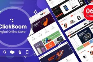 ClickBoom v1.6.21 Digital Store WooCommerce WordPress Theme (6+ Homepage Designs) [Activated]