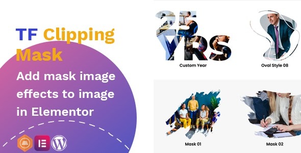 Clipping Mask addon (v1.0.2) widget for Elementor