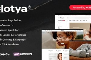 Clotya (v1.3.6) Fashion Store eCommerce Theme (Activated)