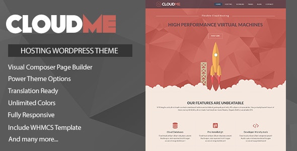 Cloudme Host v1.1.6 WordPress Hosting Theme
