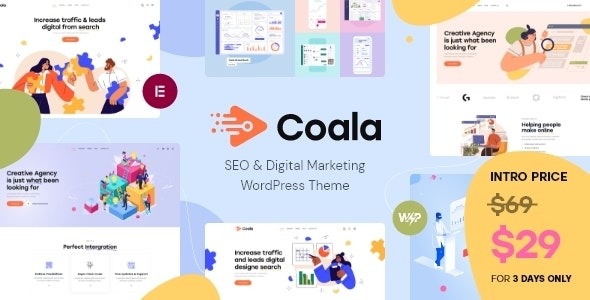 Coala v1.3 SEO & Digital Marketing WordPress Theme