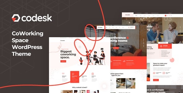 Codesk v1.1.2 Creative Office Space WordPress Theme