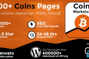 Coins MarketCap – Cryptocurrency Plugin 5.5.9