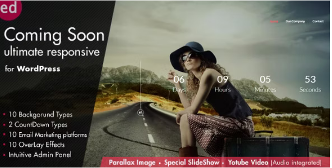 Coming Soon v3.9.0 CountDown Responsive WordPress Plugin