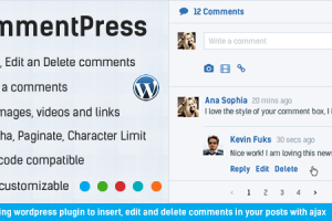 CommentPress v2.8.4 Ajax Comments, Insert, Edit and Delete Comments for WP