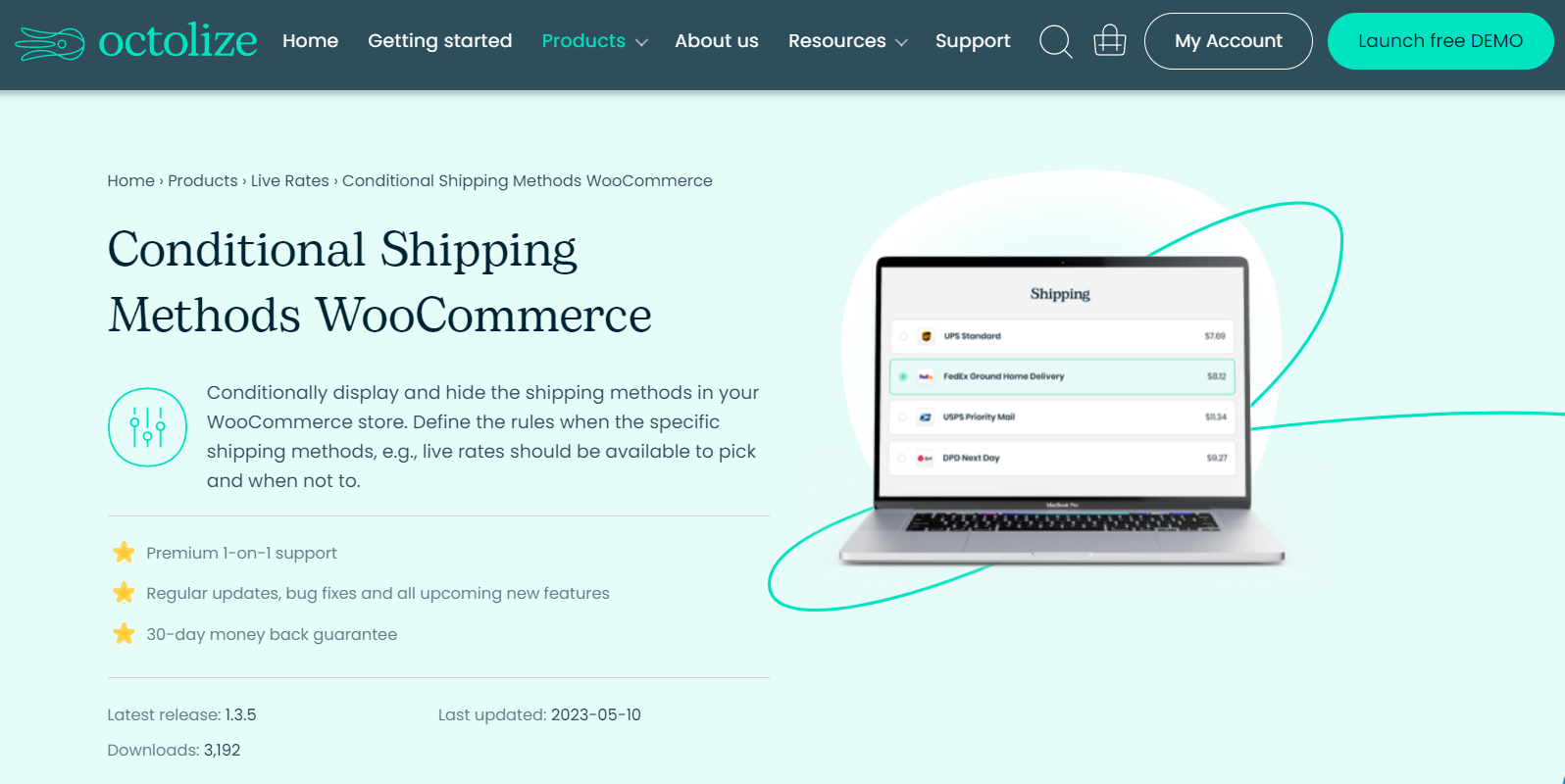 Fixed* Conditional Shipping Methods WooCommerce (Octolize) v1.2.0