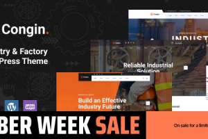 Congin (v1.0.9) Industry & Factory WordPress Theme