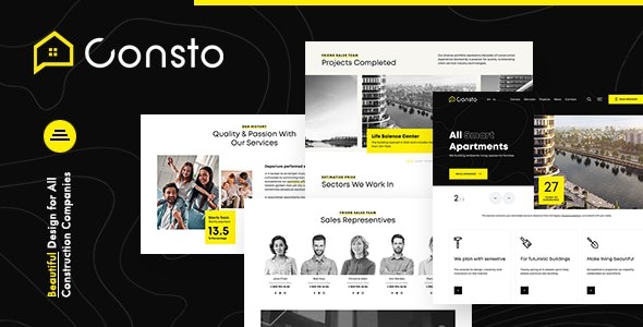 Consto v1.1.0 Industrial Construction Company Theme