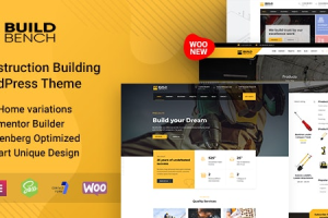 Buildbench v2.1.4 Construction Building WordPress Theme