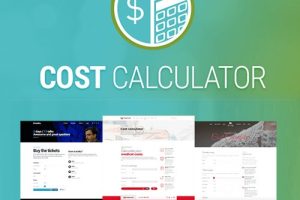 Cost Calculator WordPress Plugin 2.4.3
