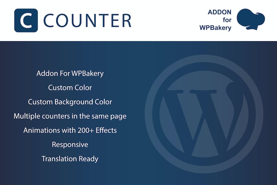 Counter v1.0 Addons for WPBakery Page Builder WordPres Plugin