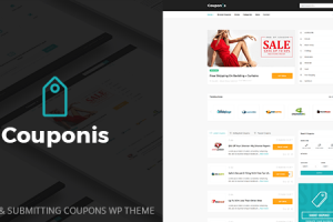 Couponis (v3.2.1) Affiliate & Submitting Coupons WordPress Theme