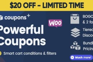 Coupons + (v.2.2.5) Advanced WooCommerce Coupons Plugin