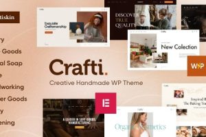 Crafti (v1.8.0) Creative Handmade WordPress Theme