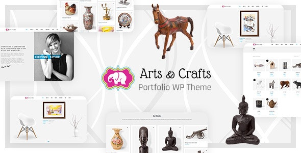Crafts & Arts (v2.5) Handmade Artist WordPress Theme