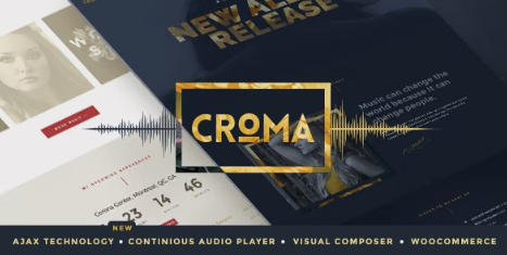 Croma v3.5.12 Responsive Music WordPress Theme with Ajax and Continuous Playback