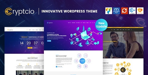 Cryptcio (v2.0.3) Innovative WordPress Theme