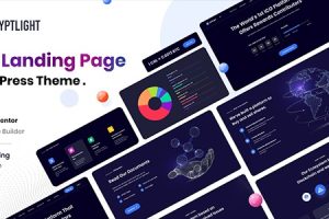 Cryptlight (v1.2.0) ICO NFT Landing Page WordPress Theme