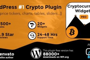 Cryptocurrency Widgets Pro v4.0.0 (Activated) WordPress Crypto Plugin