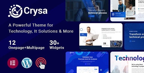 Crysa (v2.0.0) IT Solutions WordPress Theme