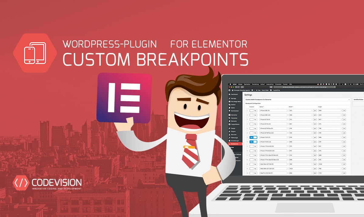 Custom Mobile Breakpoints Pro for Elementor v2.0.1