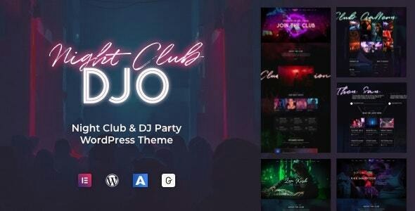 DJO (v1.1.2) Nightclub & DJ WordPress Theme
