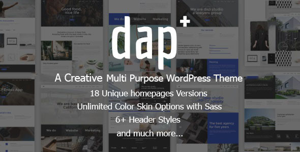 Dap v1.0 – Creative MultiPurpose WordPress Theme