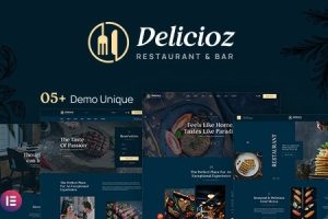 Delicioz (v1.0.18) Restaurant WordPress Theme