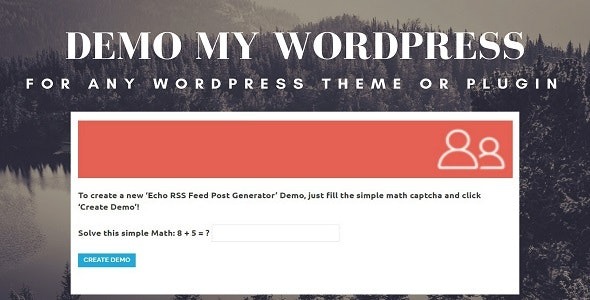 Demo My WordPress v1.1.0 Temporary WordPress Install Creator