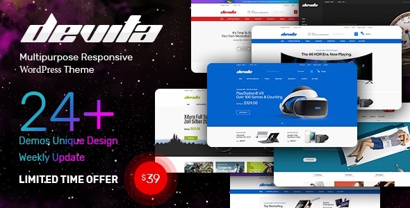 Devita (v1.7.1) Multipurpose Theme for WooCommerce